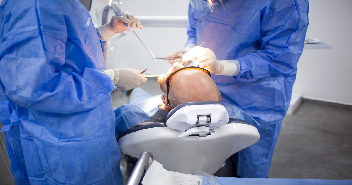 South Jersey Oral Surgeons at Lanzi Burke Oral & Maxillofacial Surgeons Perform Safe Multiple Tooth Extractions.